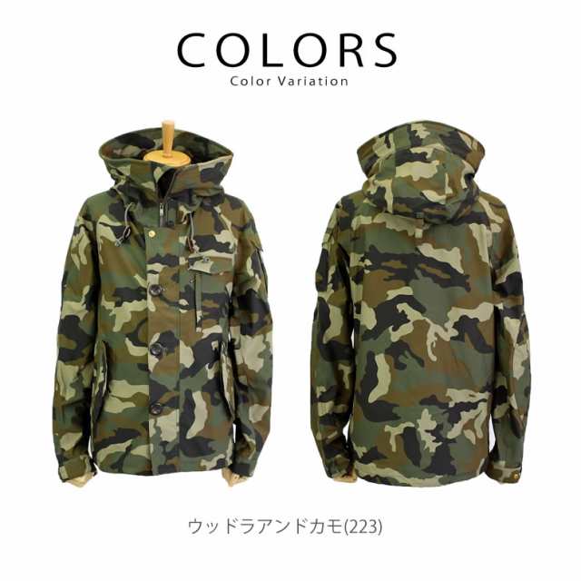 ジョンブル メンズ Johnbull メンズ ユーティリティシェル テトラテックス ジャケット カモフラージュ 16524 迷彩 UTILITY SHELL 定番 鉄