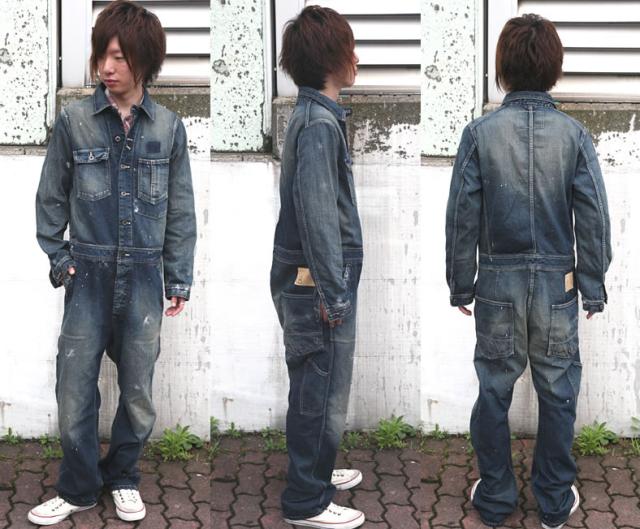 ジョンブル メンズ オールインワン サロペット Johnbull ヴィンテージ