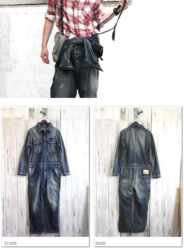 ジョンブル メンズ オールインワン サロペット Johnbull ヴィンテージ