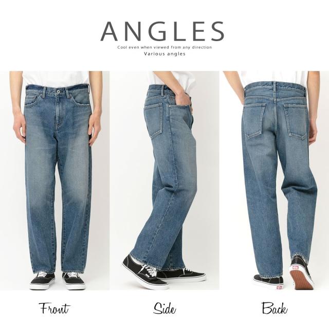 ジーンズ ジョンブル メンズ Johnbull ユーズド加工 13.5オンスデニム