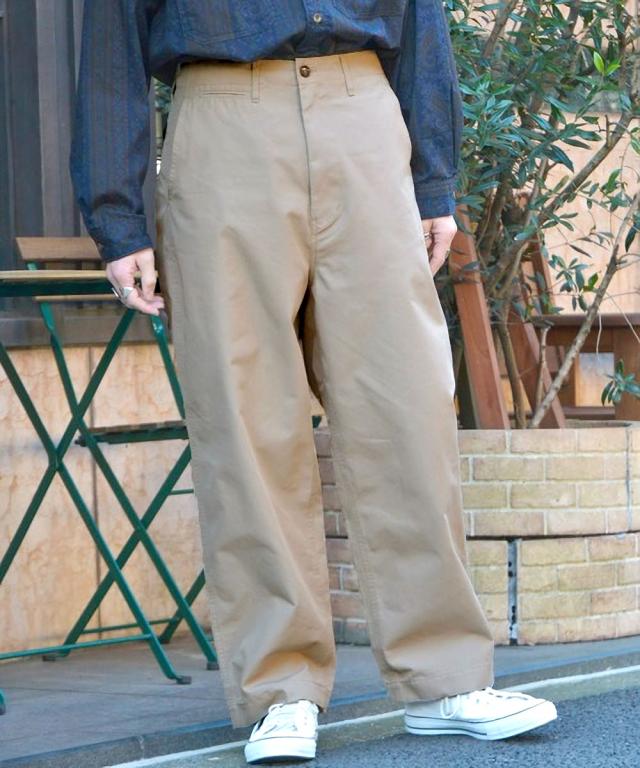 ジョンブル ストレッチチノパンツ Johnbull ワークトラウザーパンツ ( 21645 ) スポーティ メンズ ストレスフリー チノ ルーズ ロングパンツ ワイドテーパードパンツ ゆったり ミリタリー カジュアル John bull おしゃれ アーベン 普段使い 実用的 ジョンブル ストレッチチノパンツ Johnbull ワークトラウザーパンツ