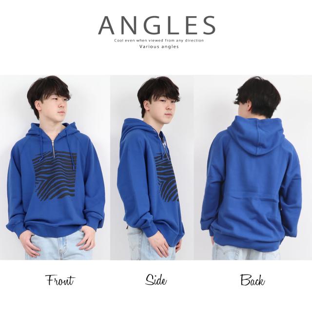 ジョンブル メンズ Johnbull ジップアップ プロセッシングハーフジップ