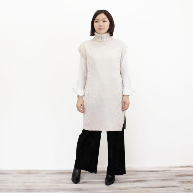 ケレン Kelen ワンピース ニット ノースリーブ Nataly lkl19fop6 ナタリー レディース ミディアム 秋色 S M キャメル チャコール オフホワイト ざっくりニット おしゃれ アーベン 送料無料 普段使い 実用的 2026年_1