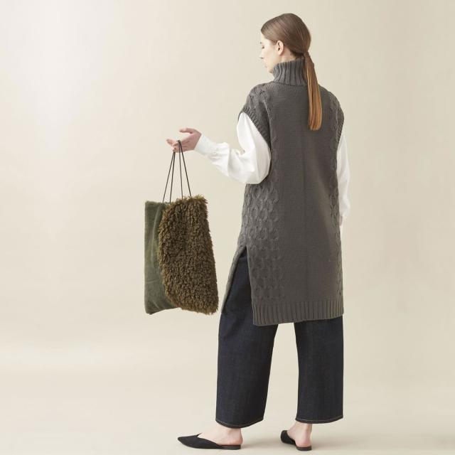 ケレン Kelen ワンピース ニット ノースリーブ Nataly lkl19fop6 ナタリー レディース ミディアム 秋色 S M キャメル チャコール オフホワイト ざっくりニット おしゃれ アーベン 送料無料 普段使い 実用的 2026年_7