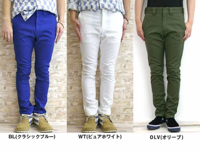 Dickies ディッキーズ スリムパンツ ワークパンツ TCストレッチ テーパード ナローパンツ wd5882 133m40wd03 メンズ  チノパンツ MENS ス｜au PAY マーケット