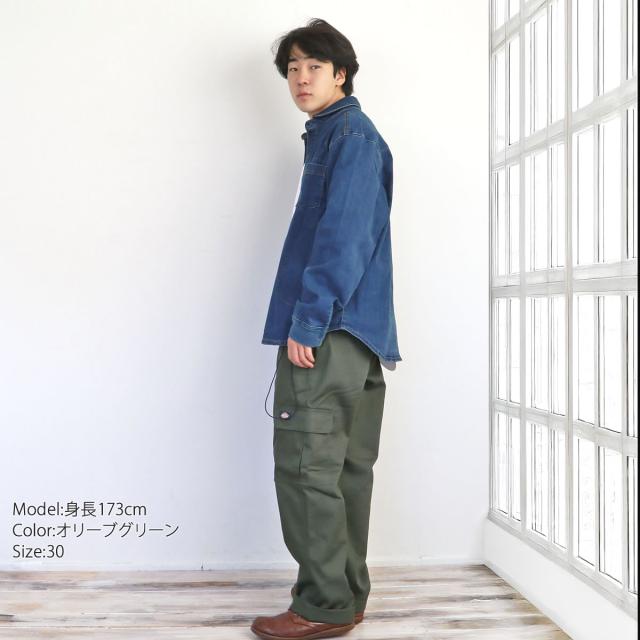 Dickies ディッキーズ カラーパンツ TCツイル カーゴパンツ_2