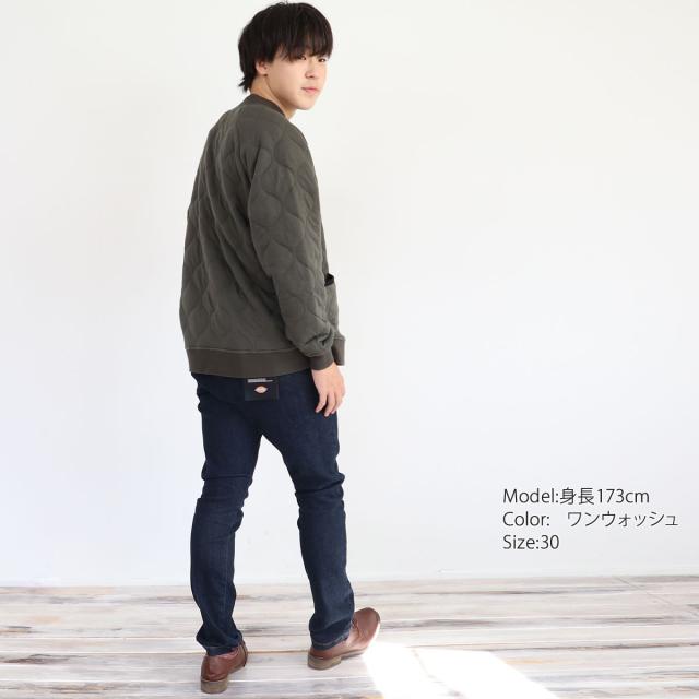 Dickies ディッキーズ スリムパンツ ワークパンツ ストレッチデニム テーパード ナローパンツ ( WD5882N ) スリムフィット ジーンズ デニム ジーパン ユーズド ワンウォッシュ メンズ カジュアル 細身 MENS スキニー おしゃれ アーベン 普段使い 実用的_2