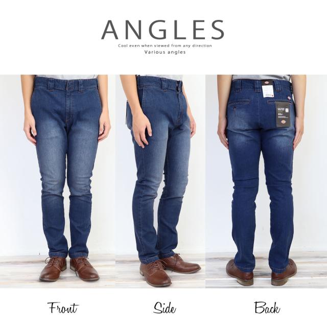Dickies ディッキーズ スリムパンツ ワークパンツ ストレッチデニム テーパード ナローパンツ ( WD5882N ) スリムフィット ジーンズ デニム ジーパン ユーズド ワンウォッシュ メンズ カジュアル 細身 MENS スキニー おしゃれ アーベン 普段使い 実用的_5