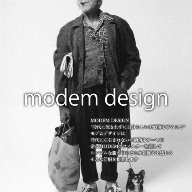 カーディガンジャケット モデム デザイン 太畝コーデュロイノーカラー