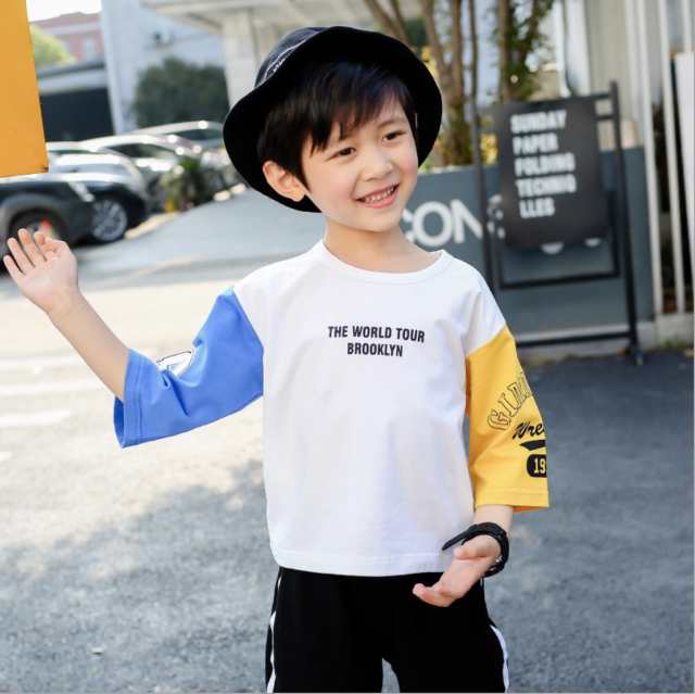 カラフル半袖tシャツ 袖切り替え 男の子 Boys キッズ 110 1 130 140 150 160 おしゃれtシャツ 男の子トップス 子供服 カジュアルの通販はau Pay マーケット 子供服 スマイリーマミー