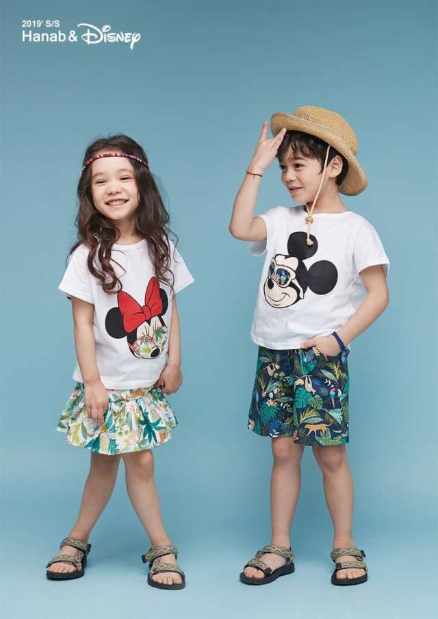 19夏新作 韓国子供服 Disney ジャングル柄 半袖tシャツ上下セット サングラスミッキー ミニー の通販はau Pay マーケット 子供服 スマイリーマミー