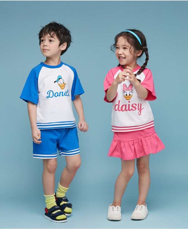 19夏新作 韓国子供服 Disney スポーティ Tシャツ上下セット ミッキー ミニー ドナルド デの通販はau Pay マーケット 子供服 スマイリーマミー