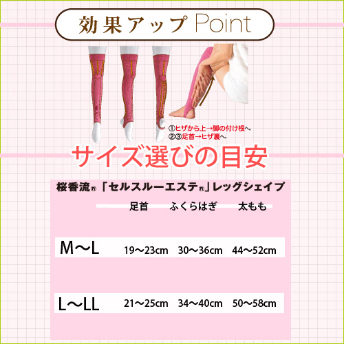 桜香流 太もも ふくらはぎ 桜香純子 セルスルーエステ レッグシェイプ メール便送料無料 アドヴァンシングの通販はau Pay マーケット ｆｕｎｆｕｎ