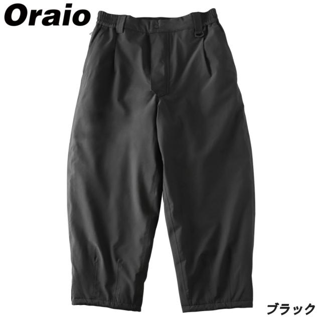 防寒ウェア Oraio(オライオ) ウィンターバルーンパンツ L ブラック (防寒)