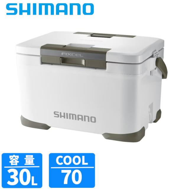 シマノ クーラーボックス フィクセル LT 30L Wカーキ NF-730Z クーラーボックス