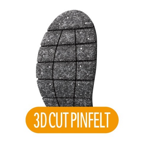 シマノ フットウェア ドライシールド・3Dカットピンフェルトシューズ(ハイカット) FS-085P 26.0cm ブラック