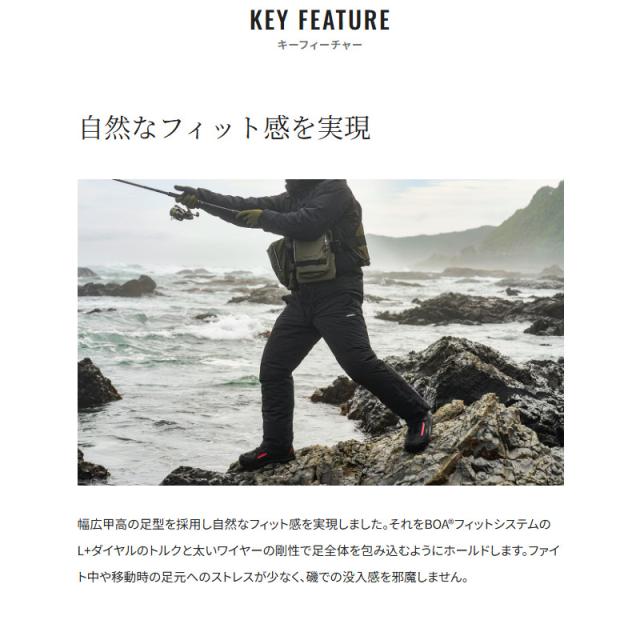 シマノ フットウェア DS+クイックゲームシューズ カットラバーピンフェルト 28.0cm レッド FS-073Y