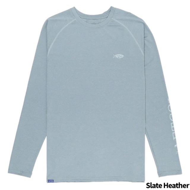 ウェア AFTCO(アフコ) Yurei Air-O Mesh LS Performance Shirt M61140 L(USサイズ-M) Slate Heather