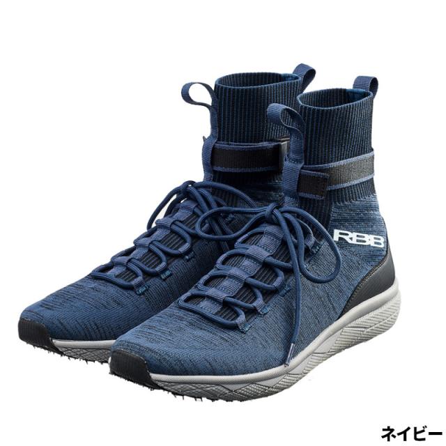 双進 フットウェア RBB サーフシューズII Hi LL ネイビー 7657