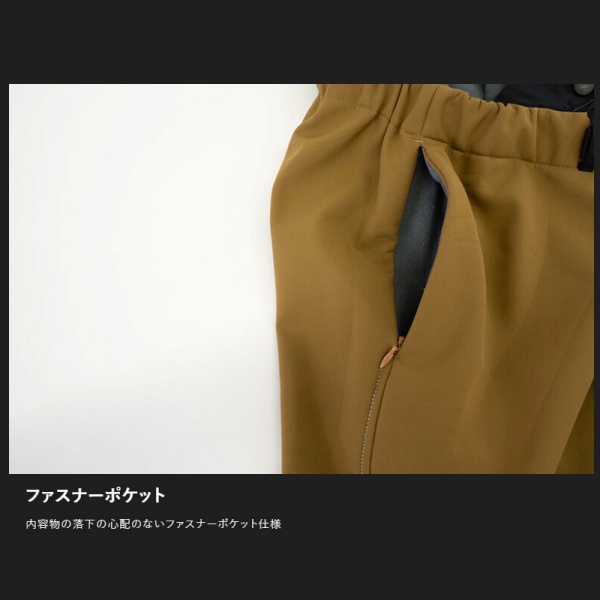 ジャッカル ウェア プロテクションパンツ PA-A001 M カーキ_4
