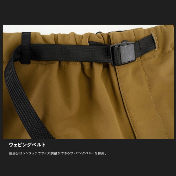 ジャッカル ウェア プロテクションパンツ PA-A001 M カーキ_5