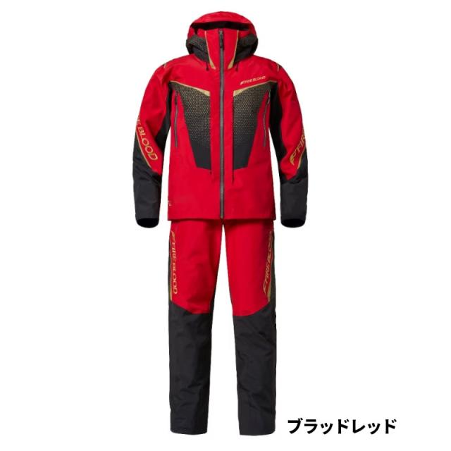 【現品限り】 シマノ ウェア リミテッドプロ ゴアテックス プロ レインスーツ 2XL ブラッドレッド RA-140X