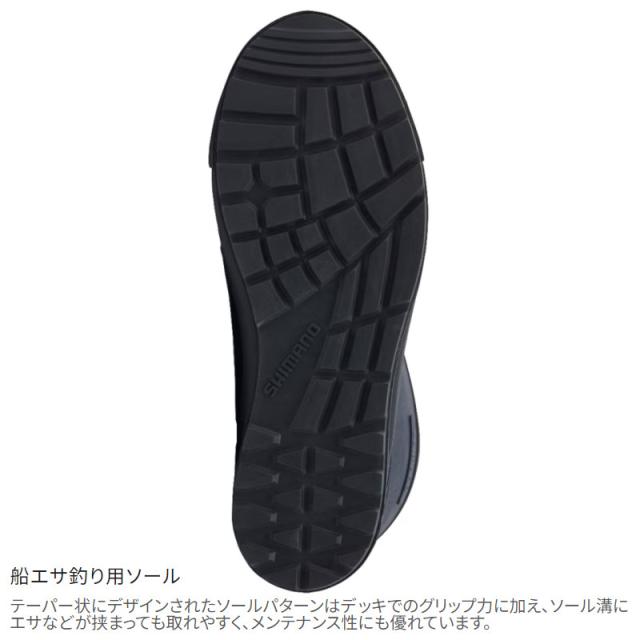 シマノ フットウェア ショートデッキブーツ 2XL ネイビー FB-341X_2
