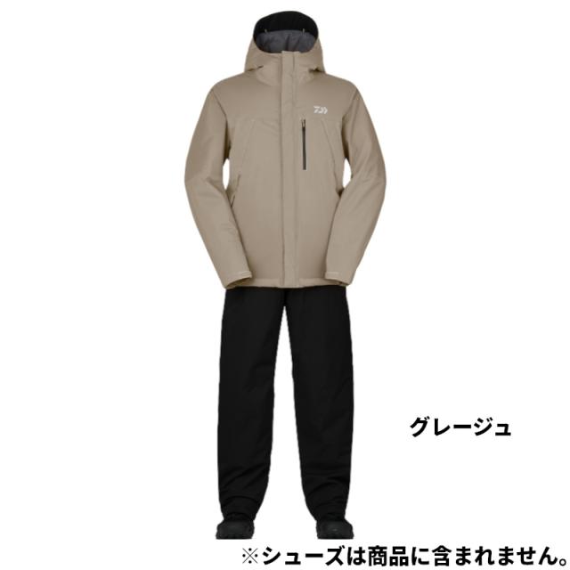 【アウトレット】 ダイワ 防寒ウェア DW-3523 レインマックス ウィンタースーツ XL グレージュ