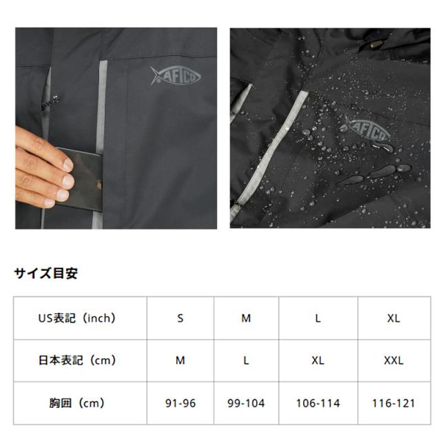 ウェア AFTCO(アフコ) Men’s Hydronaut Heavy-Duty Jacket MJ33 M(US-S) TrueRed_3