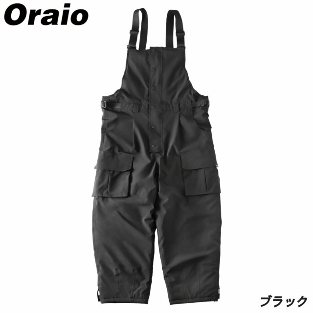 防寒ウェア Oraio(オライオ) ウィンターバルーンサロペット L ブラック