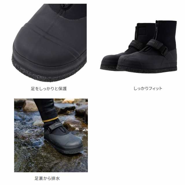 シマノ カットピンフェルトタビ 中割 XL ブラック FT-045X