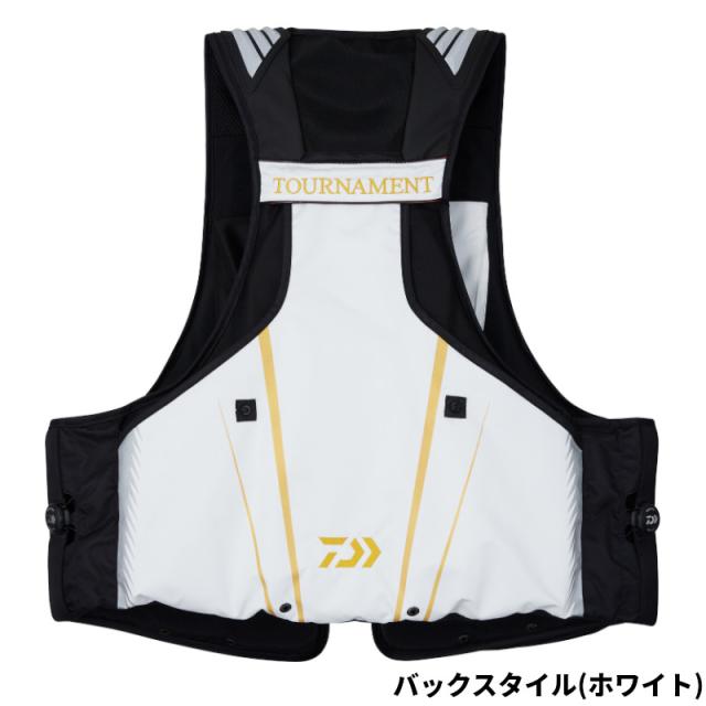ダイワ ライフジャケット DF-3023T トーナメント バリアテック サイバーフロート 2XL ホワイト_1