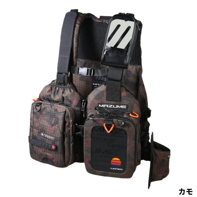 オレンジブルー mazume レッドムーンライフジャケット サーフ