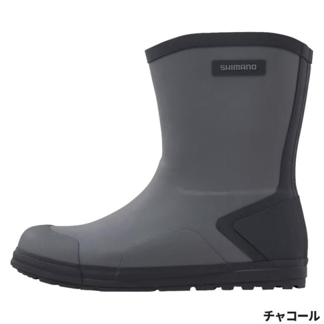シマノ フットウェア ショートデッキブーツ 2XL チャコール FB-341X