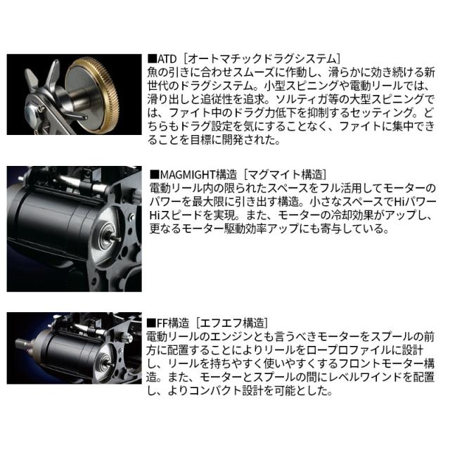 ダイワ 電動リール シーボーグ 400J 右ハンドル 23年モデル 電動リール_3