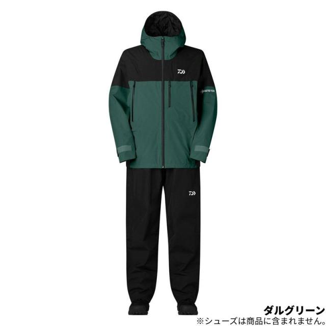 ダイワ ウェア DR-1926 GORE-TEX バーサタイルレインスーツ M ダルグリーン