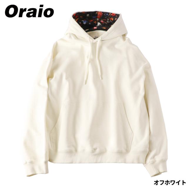 ウェア Oraio(オライオ) プルオーバーパーカー S オフホワイトの通販は