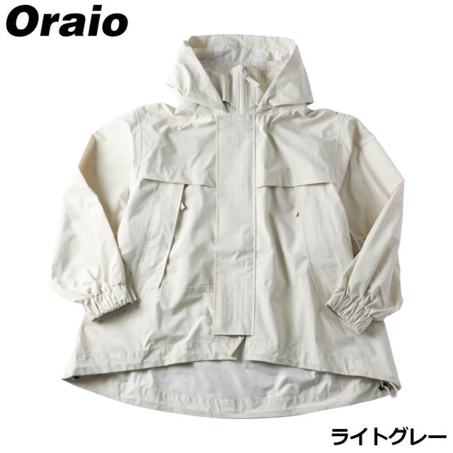 レディースウェア Oraio(オライオ) アーバンシェルジャケット WM ライトグレー