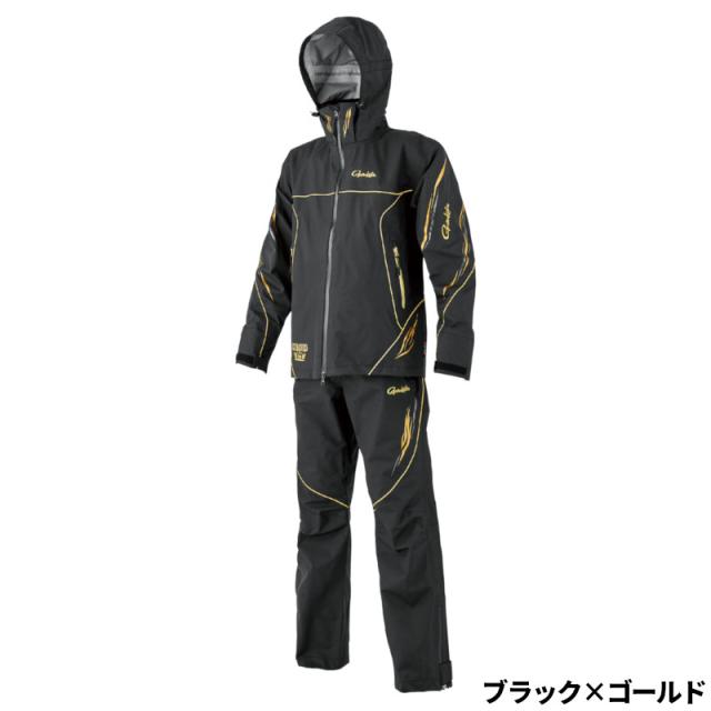 がまかつ 防寒ウェア アルテマシールドプロオールウェザースーツ L ブラック×ゴールド GM3798