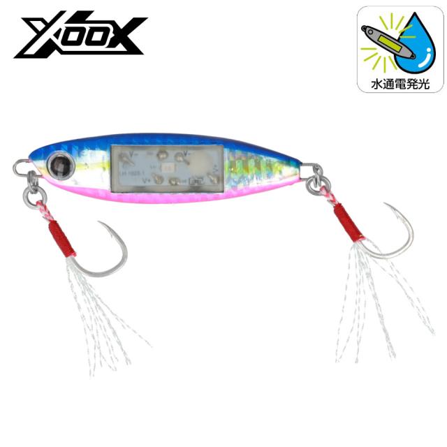 ジグ XOOX フラッシュメタル 45g ブルピン【ゆうパケット】の通販はau