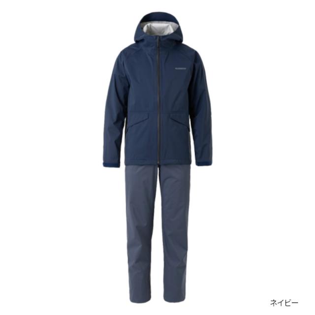 シマノ ウェア ベーシック フィッシングレインスーツ XL ネイビー RA-005Vの通販は