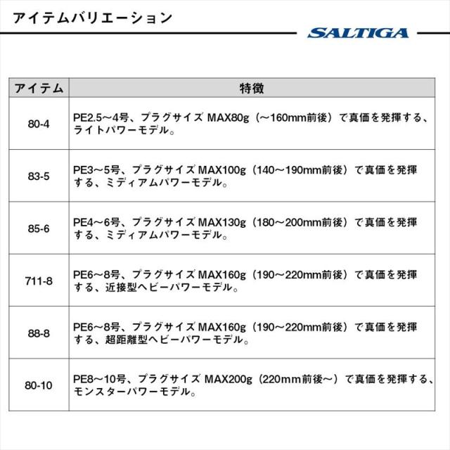 ダイワ キャスティングロッド 26 ソルティガ C ブルスイング 80-4【大型商品】【同梱不可】【他商品同時注文不可】_4