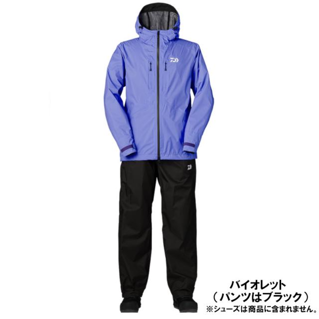 【アウトレット】 ダイワ ウェア DR-3322 レインマックス ハイブリッドレインスーツ XL バイオレットの通販は 16,170円