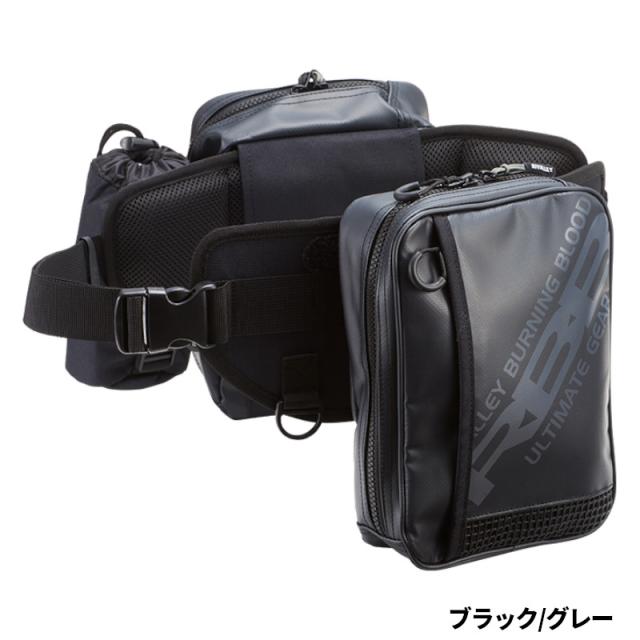 双進 グッズ RBB ロックショアサポーター フリー ブラック/グレー 7696