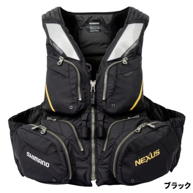 シマノ ライフジャケット ネクサス フローティングベスト 2XL ブラック VF-120W