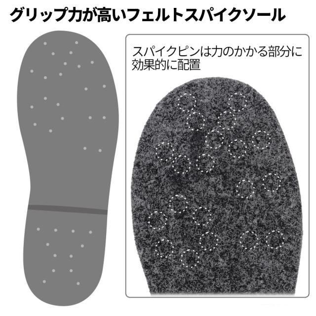 フットウェア XOOX フェルトスパイクシューズ 28.0-28.5cm 2XL レッド_4