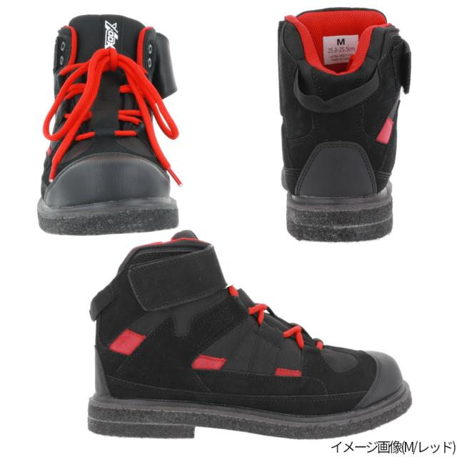 フットウェア XOOX フェルトスパイクシューズ 28.0-28.5cm 2XL レッド_5