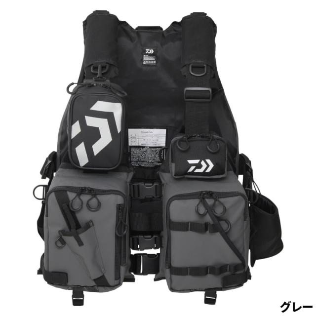 ダイワ ライフジャケット DF-6224 フロートゲームベスト フリー グレーの通販は