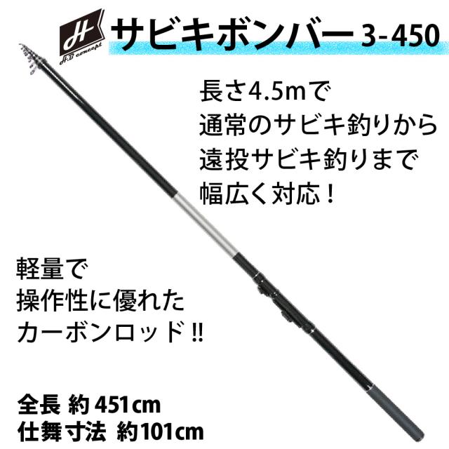 釣竿セット 釣楽セット サビキ釣り入門セット 3号4.5m 上カゴ オールインワンセット #チョーラクセット_2