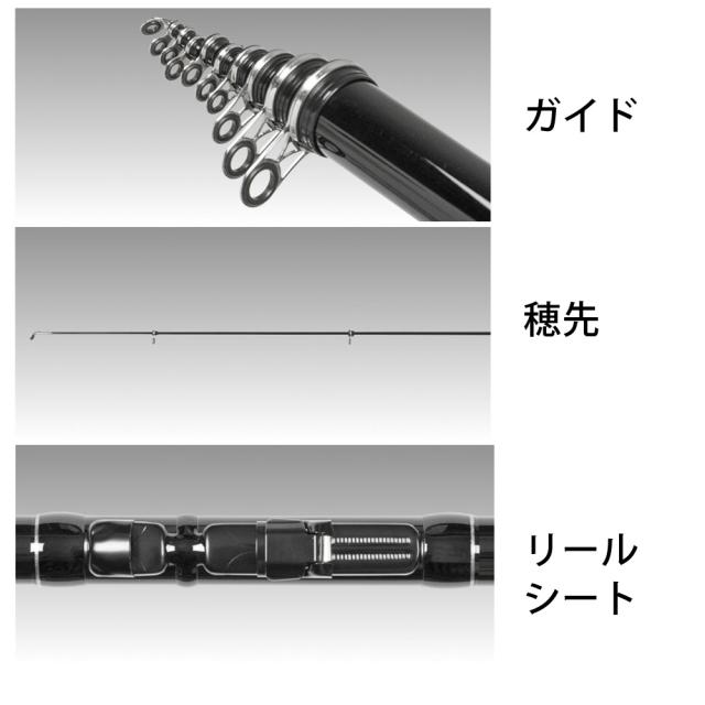 釣竿セット 釣楽セット サビキ釣り入門セット 3号4.5m 上カゴ オールインワンセット #チョーラクセット_3